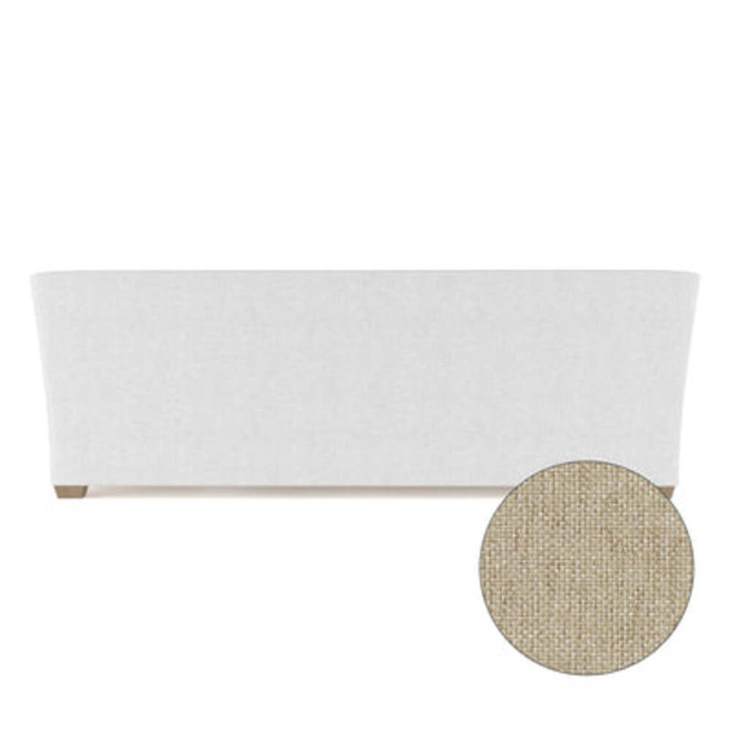 Canapé Rivington, H 31 po x l 108 po x P 37 po, Lin huître Pebble Weave, Naturel