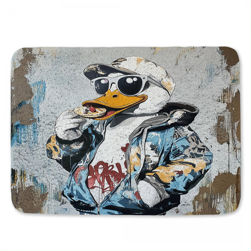 Tapis de bain Duck, L 24 po x l 17 po