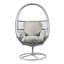 Chaise longue pivotante en osier Reno
