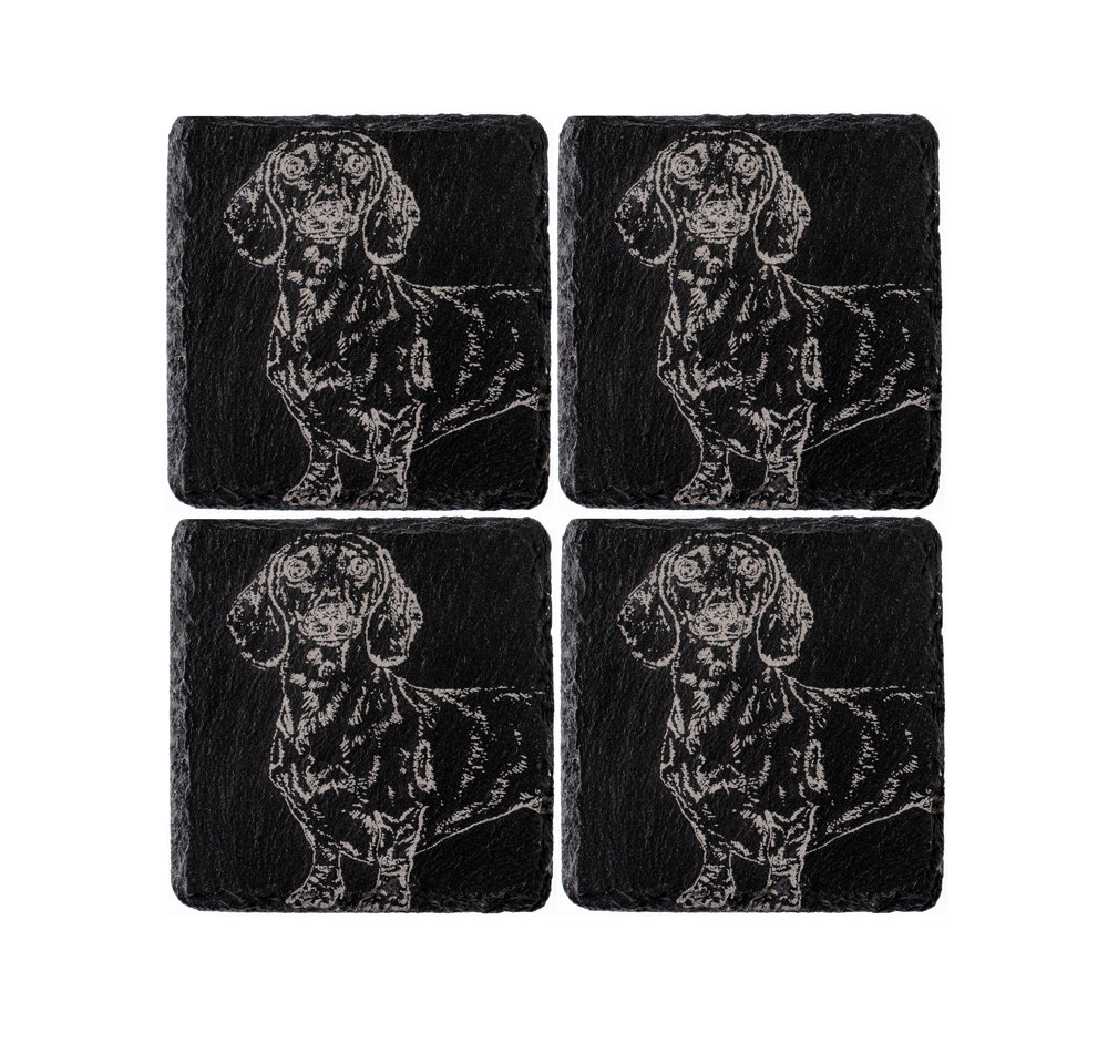 Square 4 Piece Coaster Set