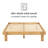 Zala Solid Wood Queen Platform Bed