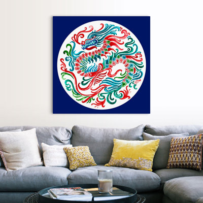 " Flying Dragon " by Eva Watts Painting Print