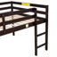 Lit mezzanine avec échelle en bois massif-1296507188