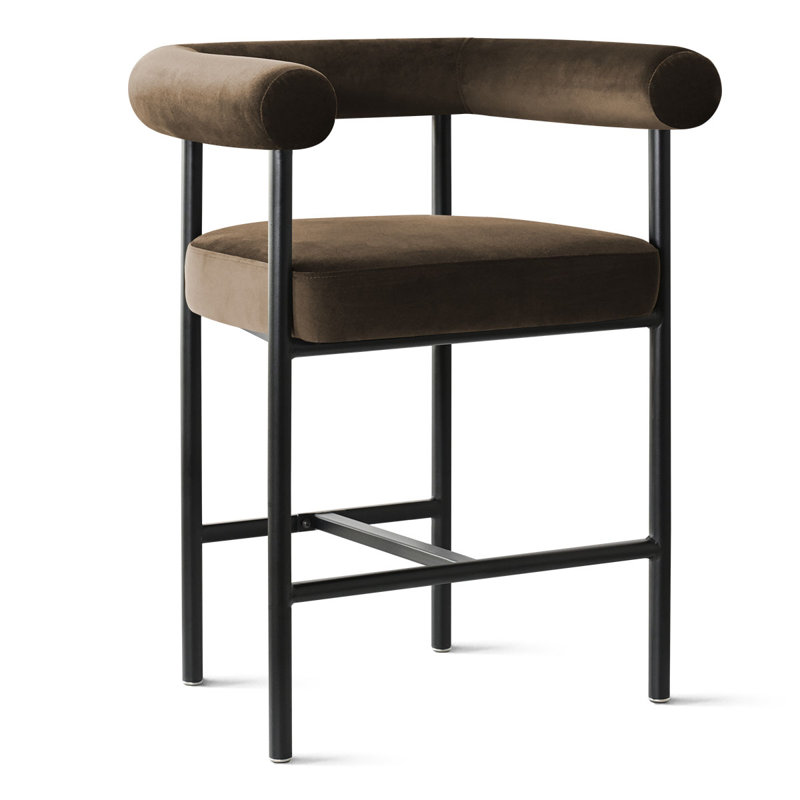 Tabouret de bar 24 po, Chocolat / Brun