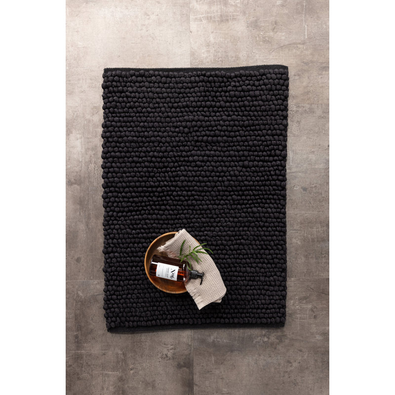 Asijah Indoor Doormat, Black