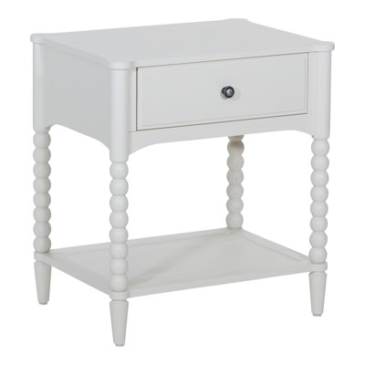 Spindle Single Drawer Night by Bungalow Rose