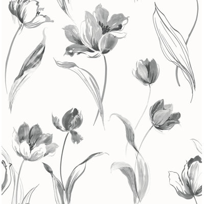 Ariadnna Peel & Stick Floral Roll