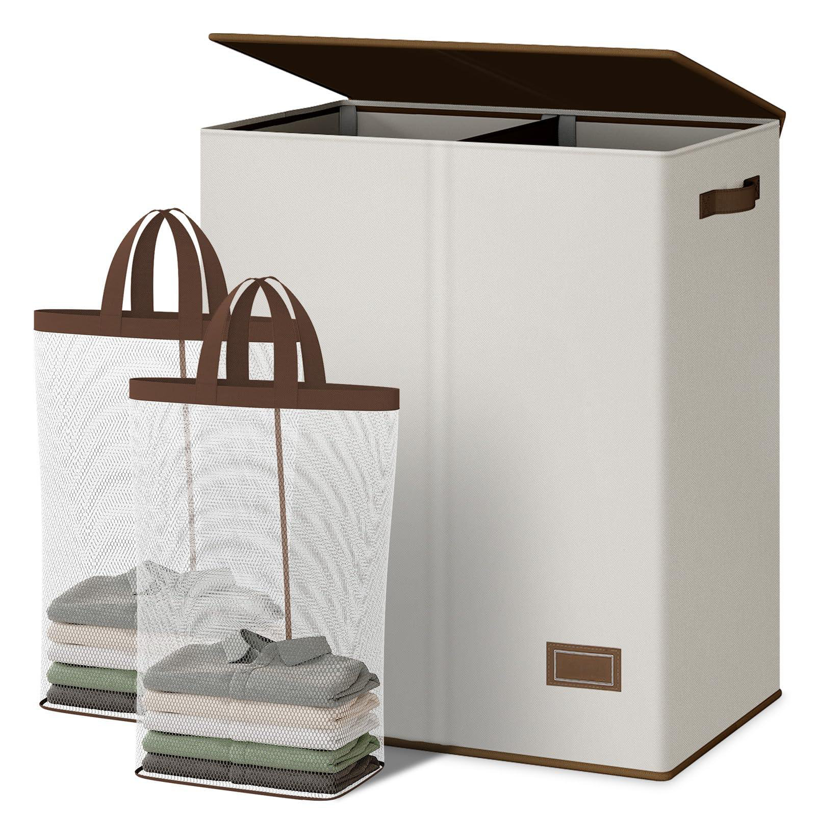 Laundry Basket 2 Sections