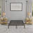 For Bedroom King Size Mattress Support, Jet Black Steel Platform Bed Base with Minimalist Modern Style-716612825