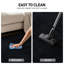 Tapis uni uni noir chiné lavable à la machine-1013412914