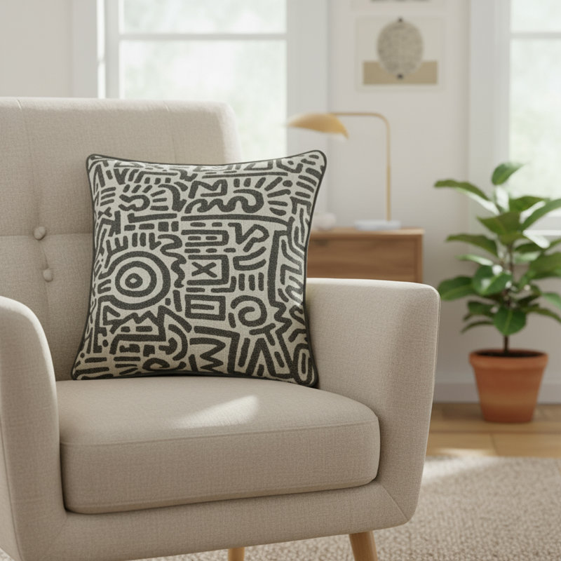 Explorer Halsey Square Pillow Cover & Insert