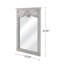 Miroir d'appoint en bois