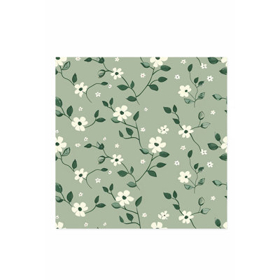 Floral Garden II Cottage, reproduction d'art sans cadre