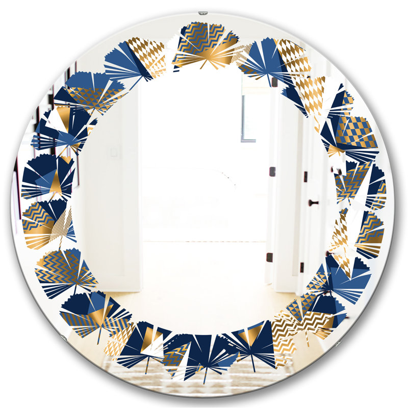 Miroir mural Leaves Cubes, H 31,5 po x l po