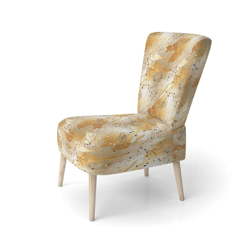 Chaise d'appoint rembourrée Golden Marble Radiance