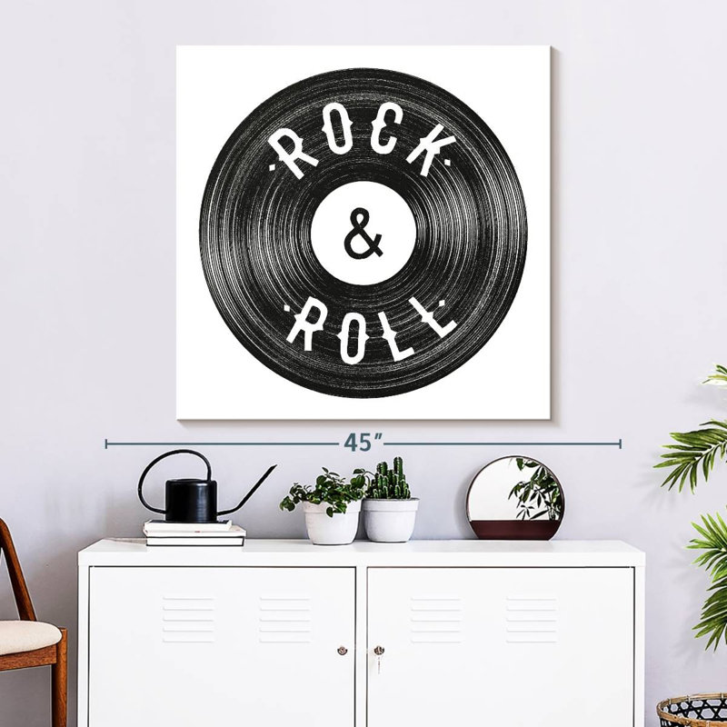 Abarca Rock N' Roll, 33" H x 33" W