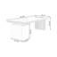 Bureau rectangulaire en bois massif brun noisette + blanc-311542165-311542166