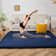 Rectangle Solid Colour Memory Foam Rug