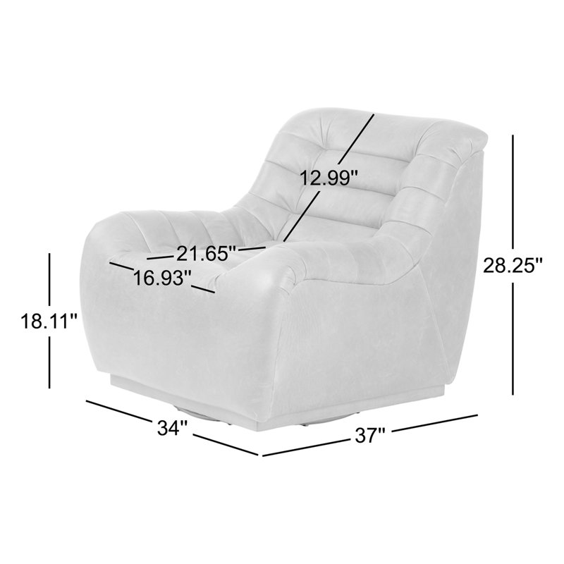 Binx Swivel Tufted Lounge Chair