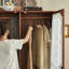 Armoire de rangement simple tout en bois massif