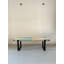 Banc tissé Mid-Century | Banc de hall d'entrée moderne | Banc en bois massif tissé à la main | Repas de salle à manger, de chambre à coucher et de couloir