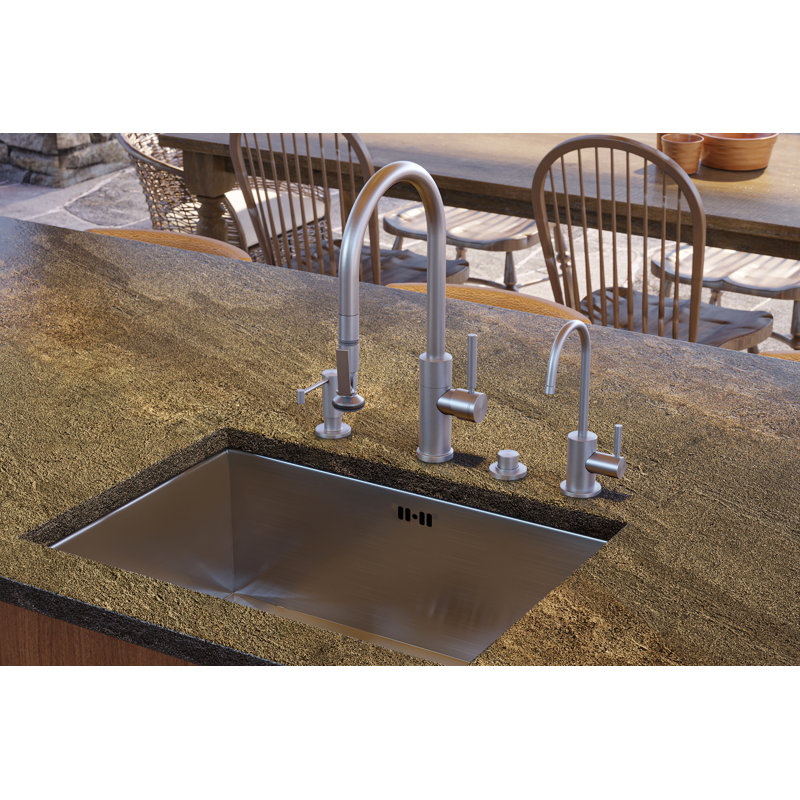Modern Plp Pulldown Faucet - Lever Sprayer, Chrome