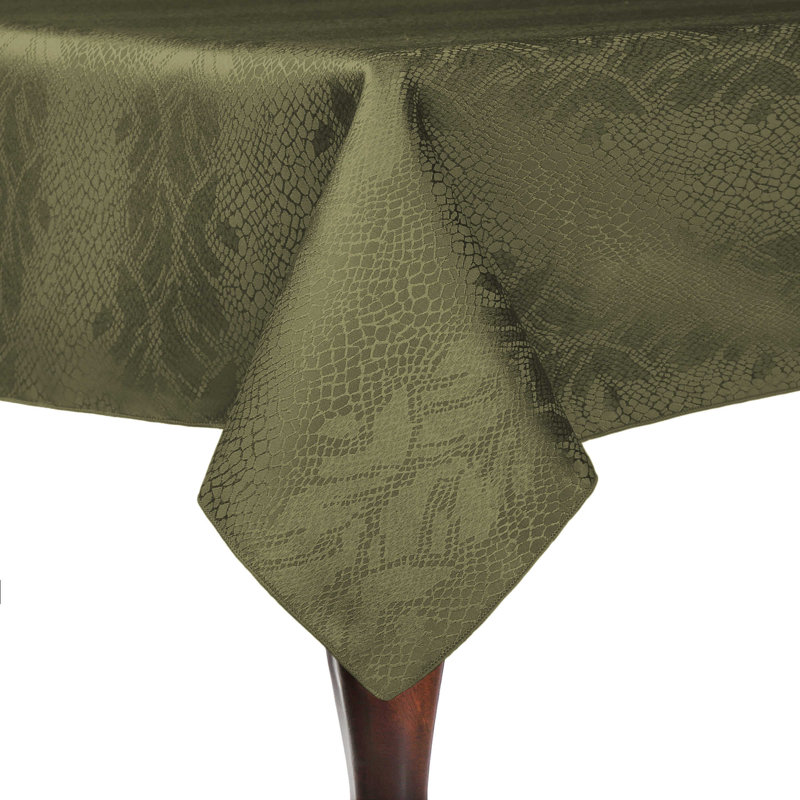 Ultimate Textile Modern Damask Kenya Tablecloth, 2, 72" W x 108" L