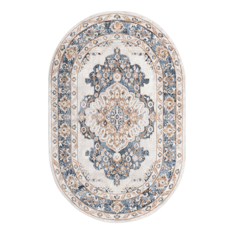 Oriental Indoor Rug, Oval 4' x 6'