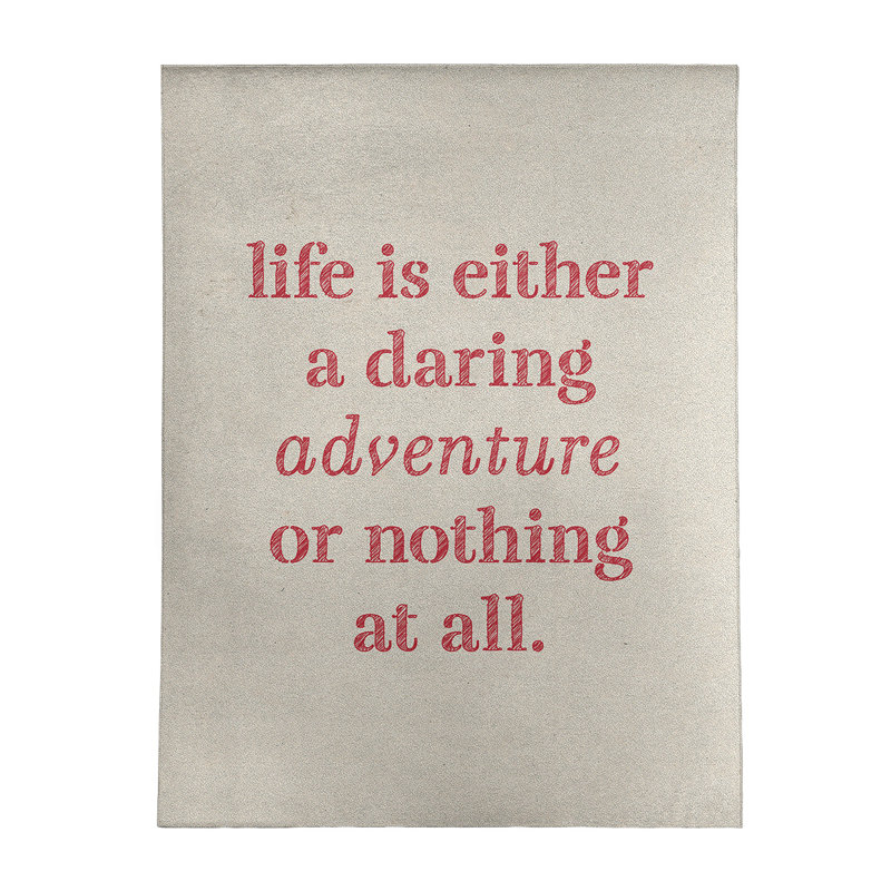 Tapis en poly-citation "life life", Rectangle 5 pi x 7 pi
