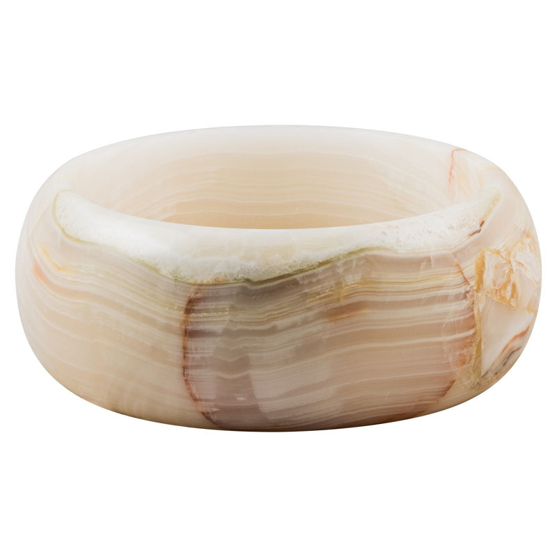 Ivy Bronx 370mm L x 370mm W Stone Circular Sink