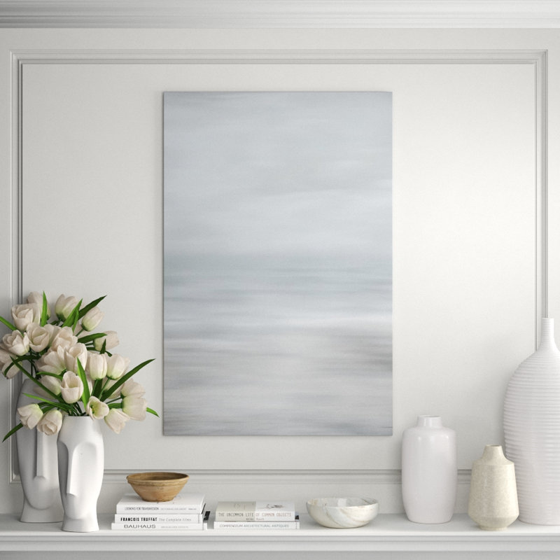 Fogged Horizon Print by James McAllen, 36" H x 24" Wx 1.5" D, Glass Coat