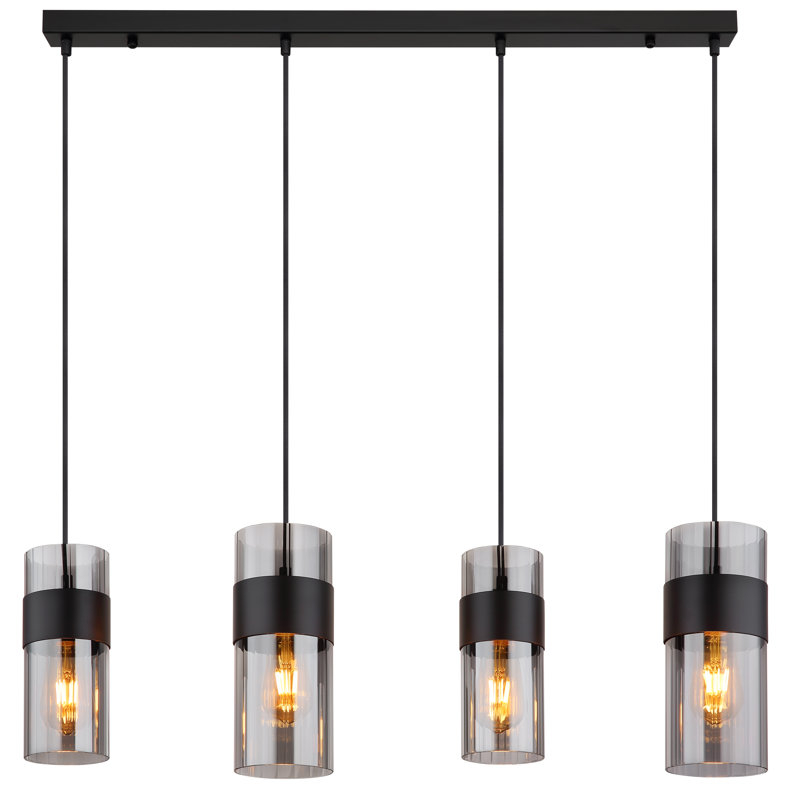 4 - Light Matte Black Pendant