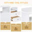 Table de chevet 2 tiroirs-471640287