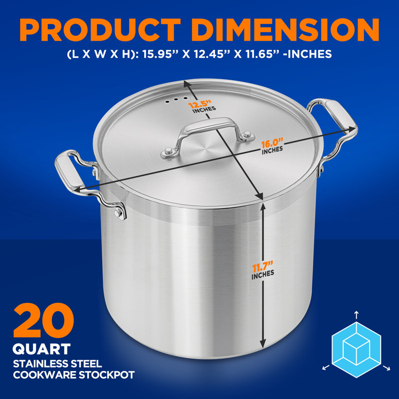 NutriChef 20 pte Acier inoxydable