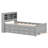 Hugborg Twin Size Platform Bed with Storage Headboard-286043555