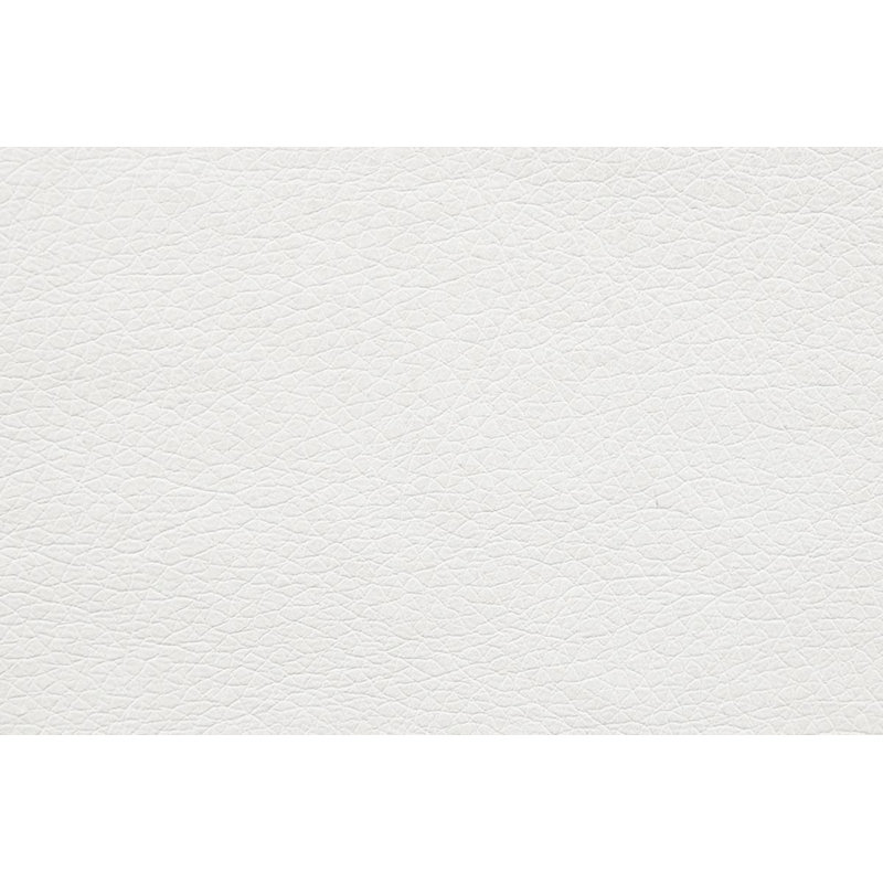 Faux Leather Upholstered Bench, White, 17"H x 66"W x 33"D