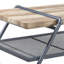 Table basse chêne et gris sable