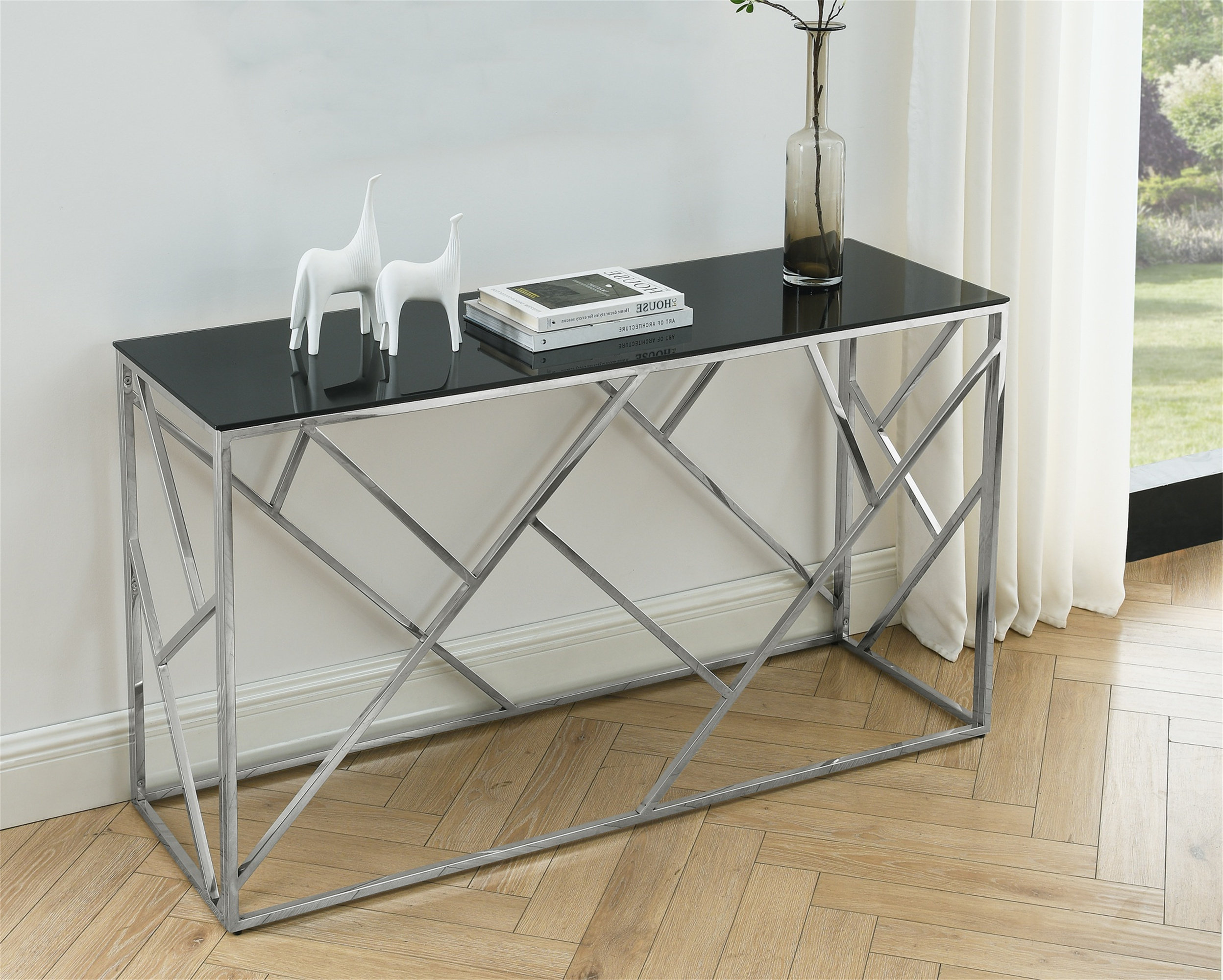 Ivy Bronx Kyhir 55'' Console Table | Wayfair