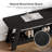 55" Entryway Bench with Shoe Storage, 2-Tier Narrow Hallway Foyer Seating Bench with Open Shelves-1521285743
