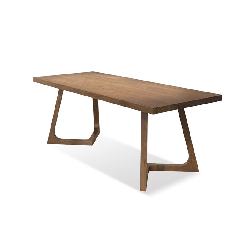 Table de salle à manger Burlywood, 29.53"H x 70.87"L x 31.5"W