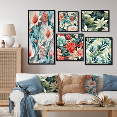 Nigan - Tropical Canvas Prints Set Of 5