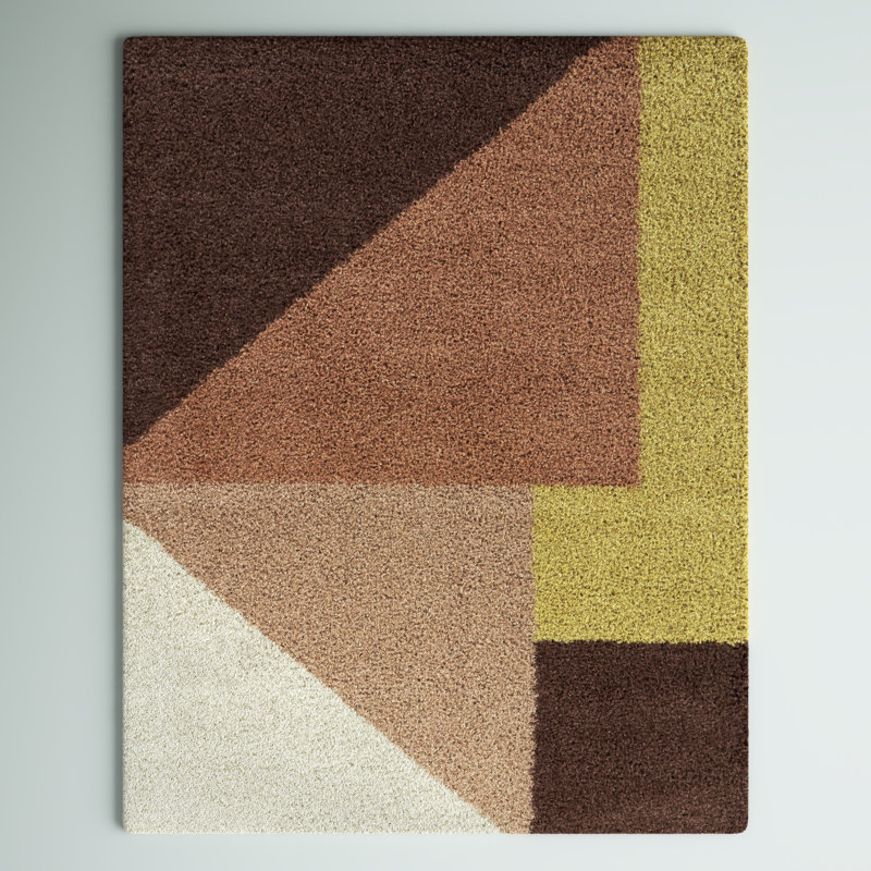 Satter Geometric Indoor Rug, Rectangle 5'3" x 7'