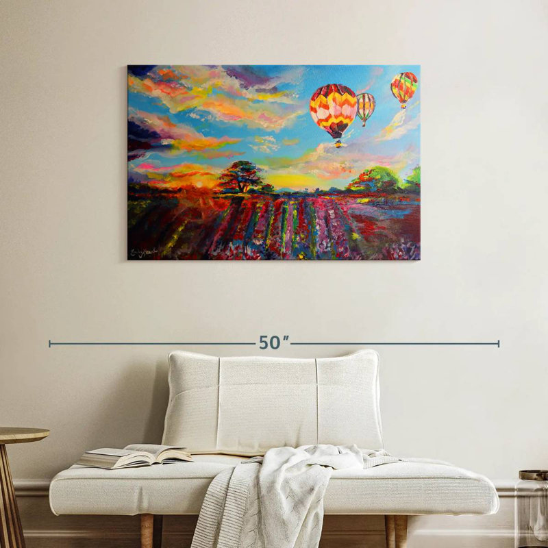 Mehar Balloon Skies, 26" H x 39" W