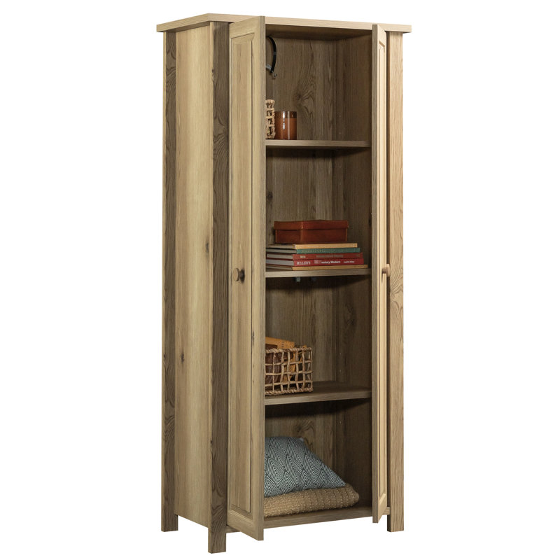 Armoire de rangement rustique de style rustique pour la cuisine, la buanderie ou les espaces de vie, étagères réglables, utilisation fréquente et régulière