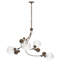 Sprig 4 - Light Unique/Statement Geometric Chandelier-47956476-47956481