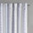 Poly Printed Curtain Panel with Tufted Stripe and Lining White/Navy 50x95"-844418596-844418602
