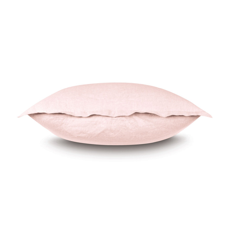 Shiloh 100% Linen Pillow Case, Queen Pillowcase, Petal