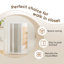 Portes de placard coulissantes en bois givré 1-Lite-97682375