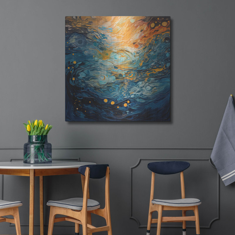 «Autumn Nostalgia 4 of 4» par Cameron Gray, mur en métal, H 36 po x l 36 po