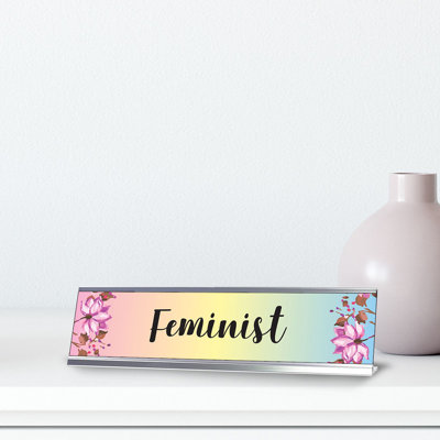 Feminist Nameplate
